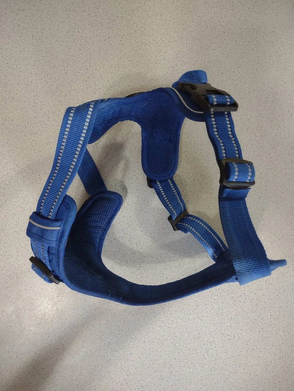 Voyager Blue Padded Dog Harness(M)